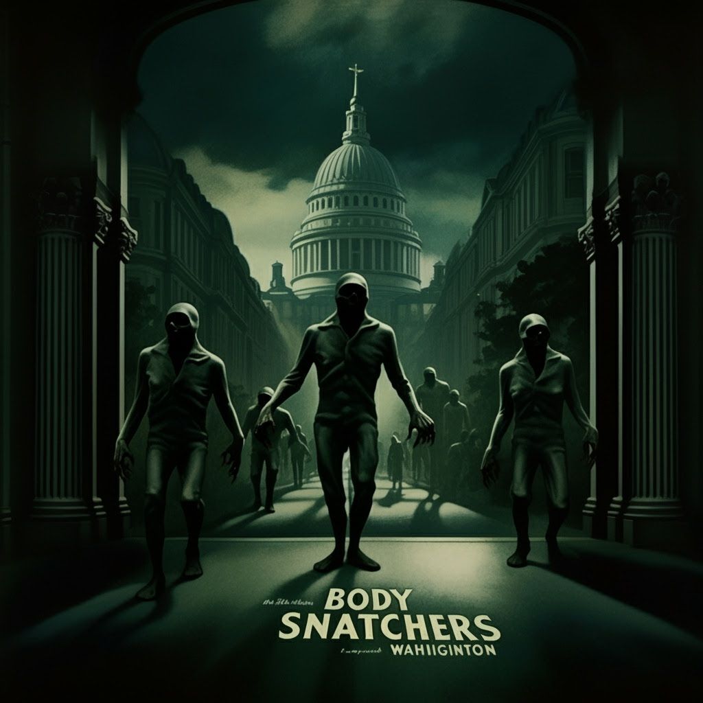 Vintage 1953 Body Snatchers Horror Poster