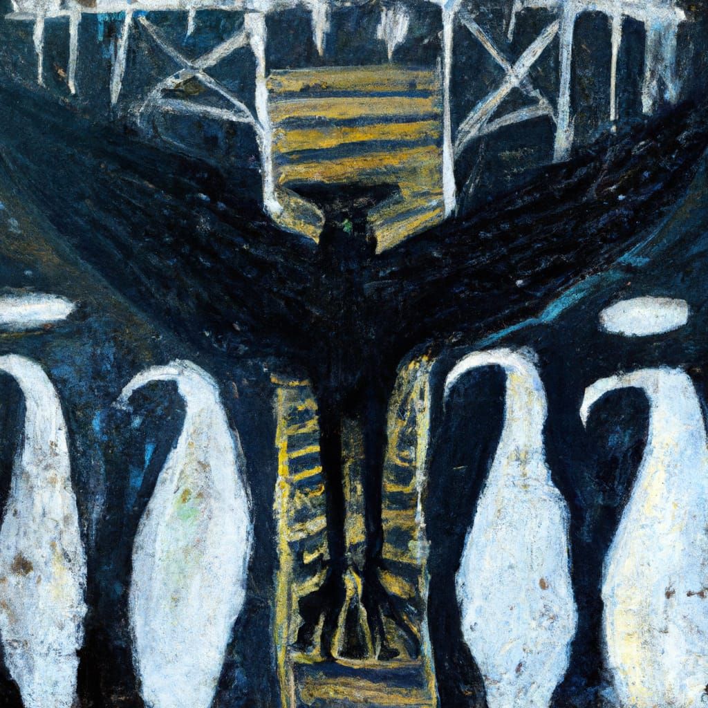 Egyptian Goddess Nut in German Oil Painting Style