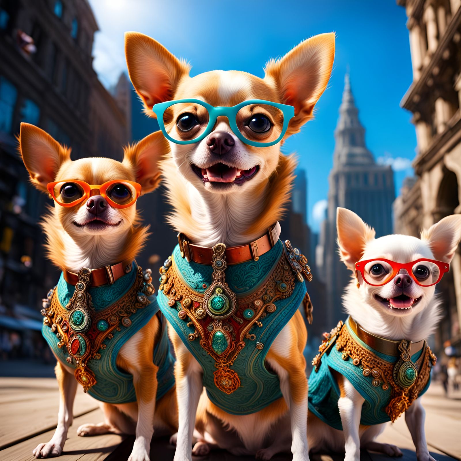 Erudite Alien Chihuahuas