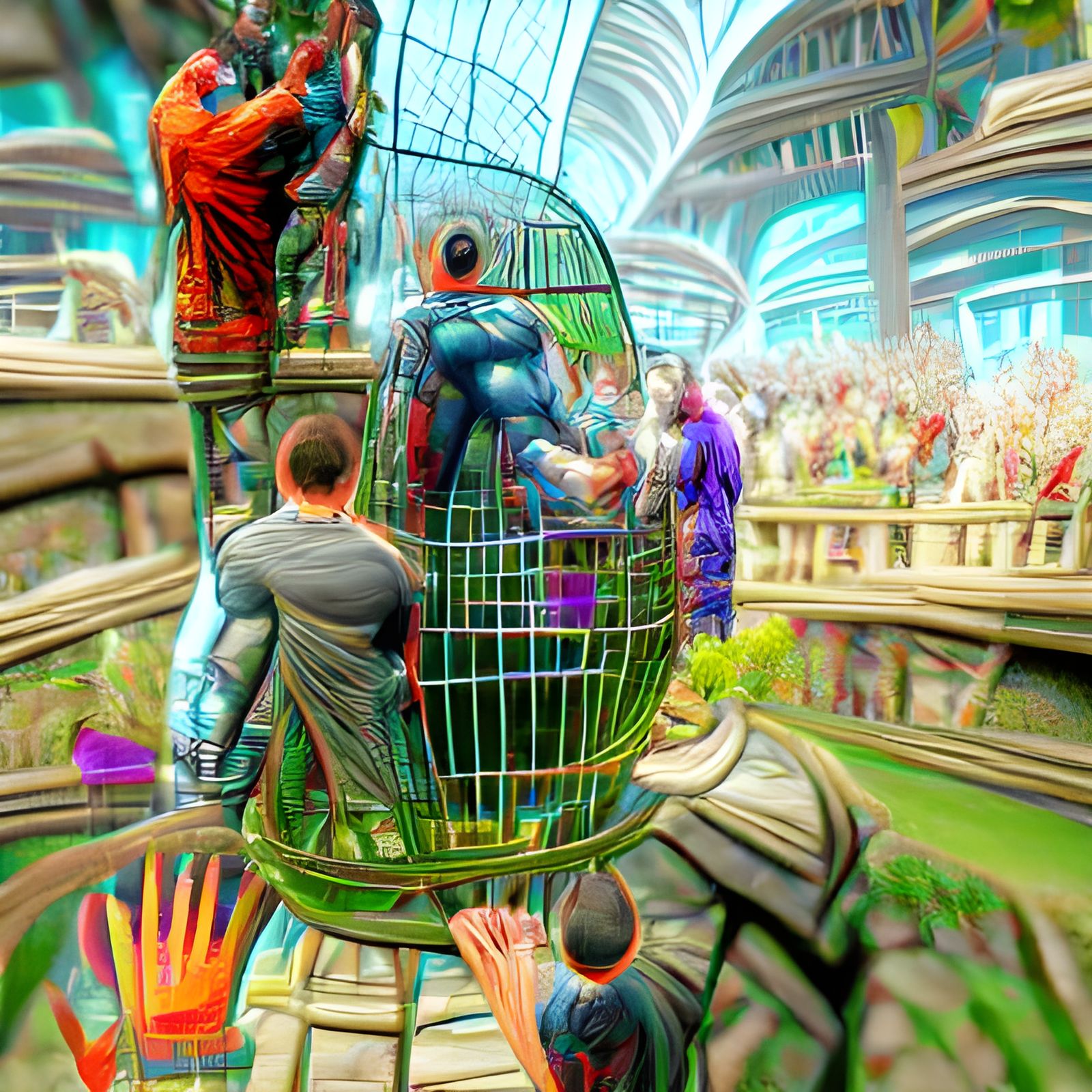 Birdcage AI Generated Image