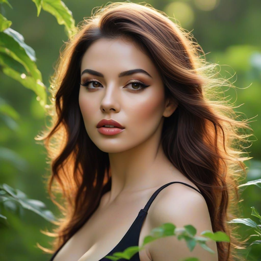 Sensuous Figure in Nature