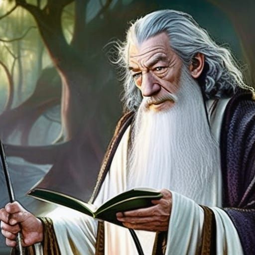 Gandalf Teaches at Hogwarts: A Digital Matte Painting