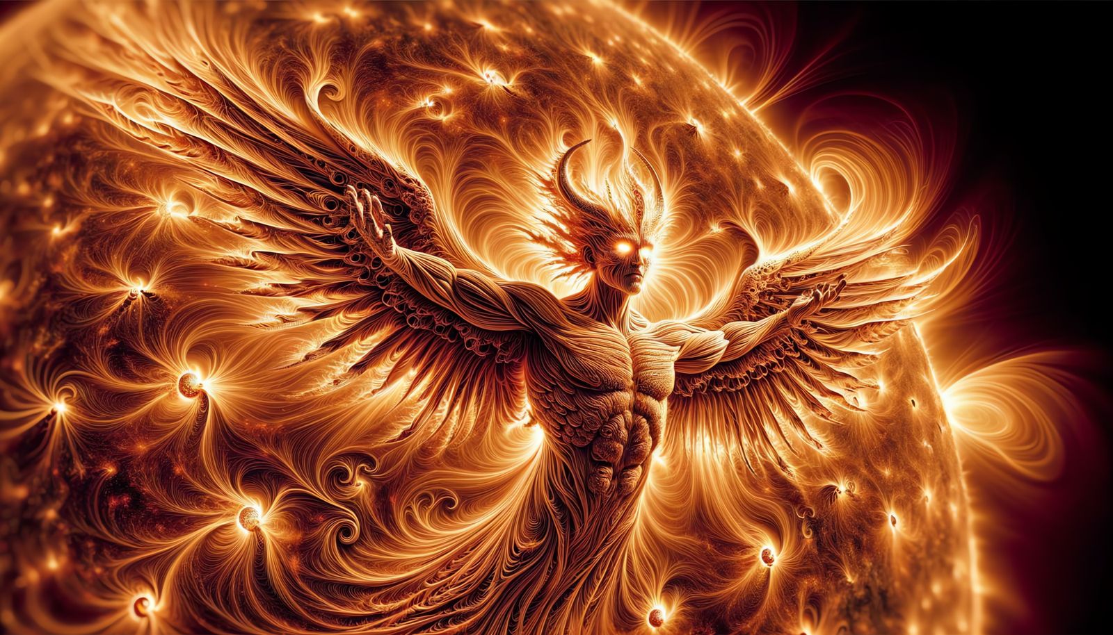 Solar Flare of the Fallen Angel