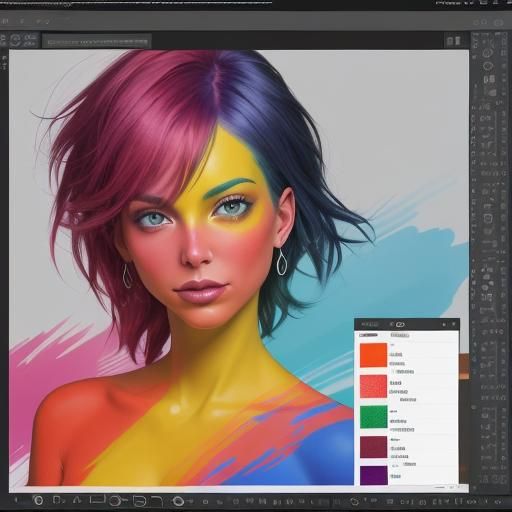 Vibrant, saturated colors: Digital tools can achieve a wider...