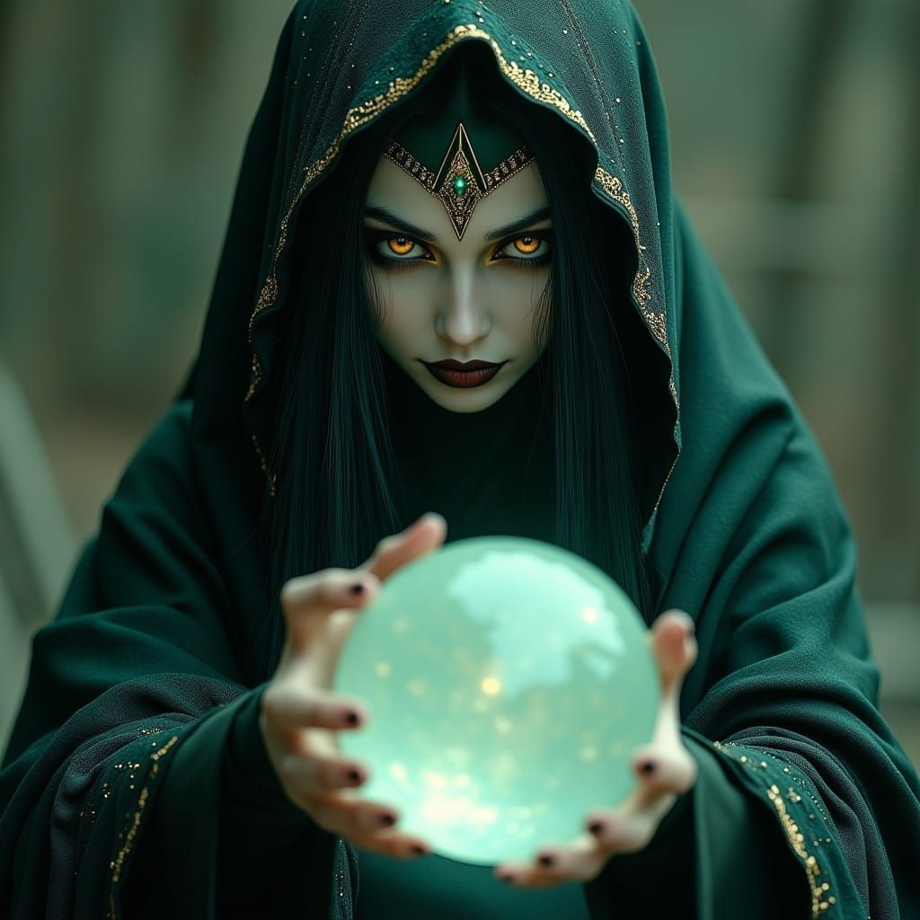 Enigmatic Dark Mage Contemplates Destiny