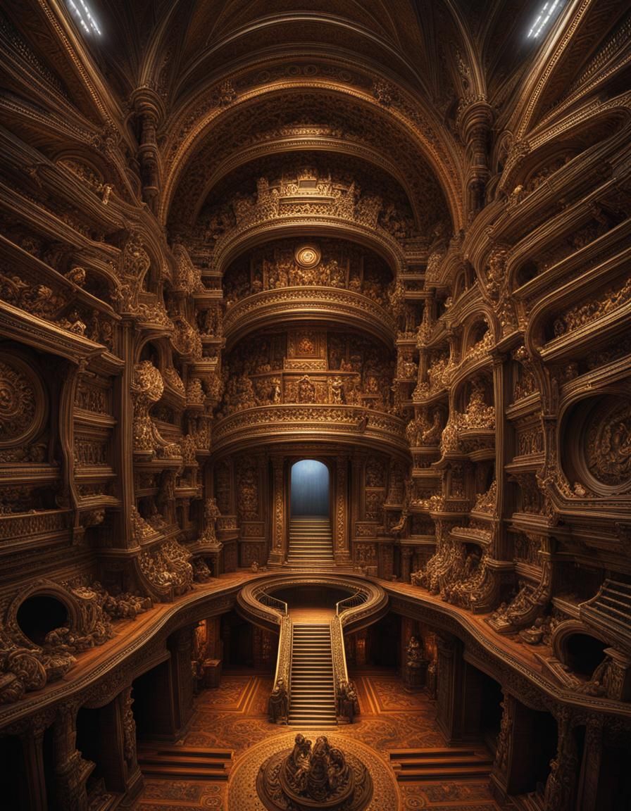 Ultrarealistic Image with Dynamic Lighting and Textures