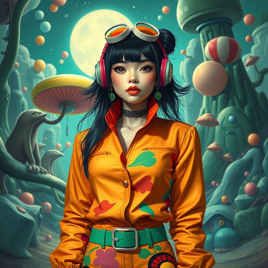 Maki in a Fantastical World, Mixed Art Styles