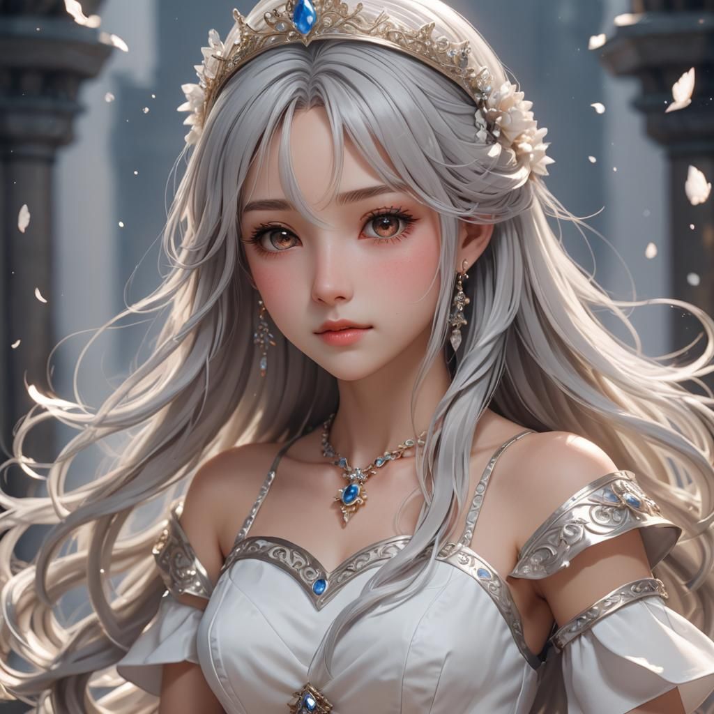 Anime Princess Portrait in 8k Resolution