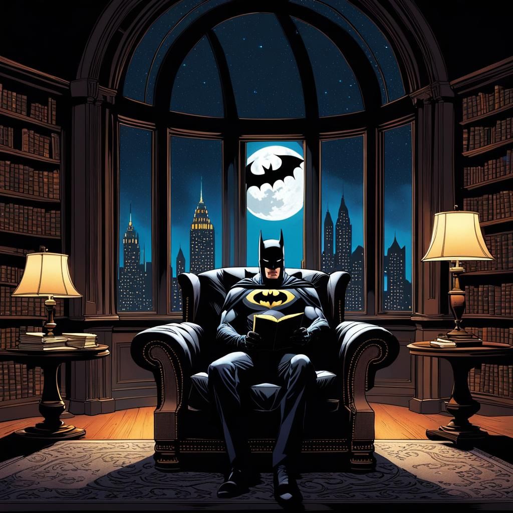 Batman at rest