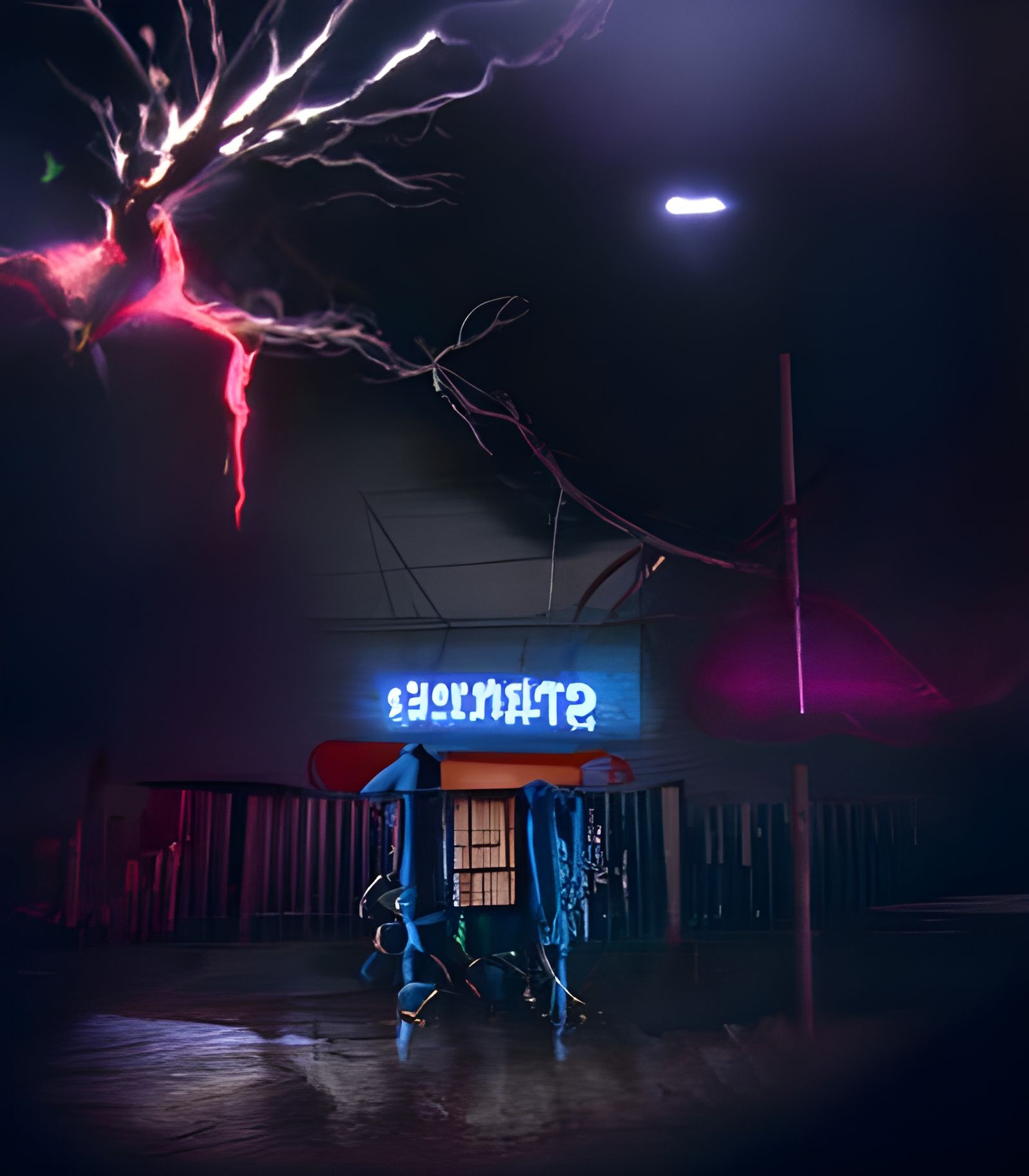 Stranger Things Inspired Scene