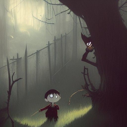 Sinister Over the Garden Wall Artwork