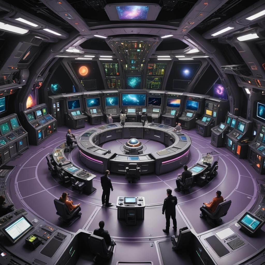 Just another boring day at the office in intergalactic space