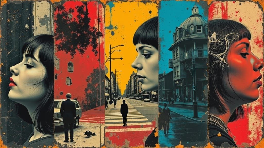 complex detailed collage V