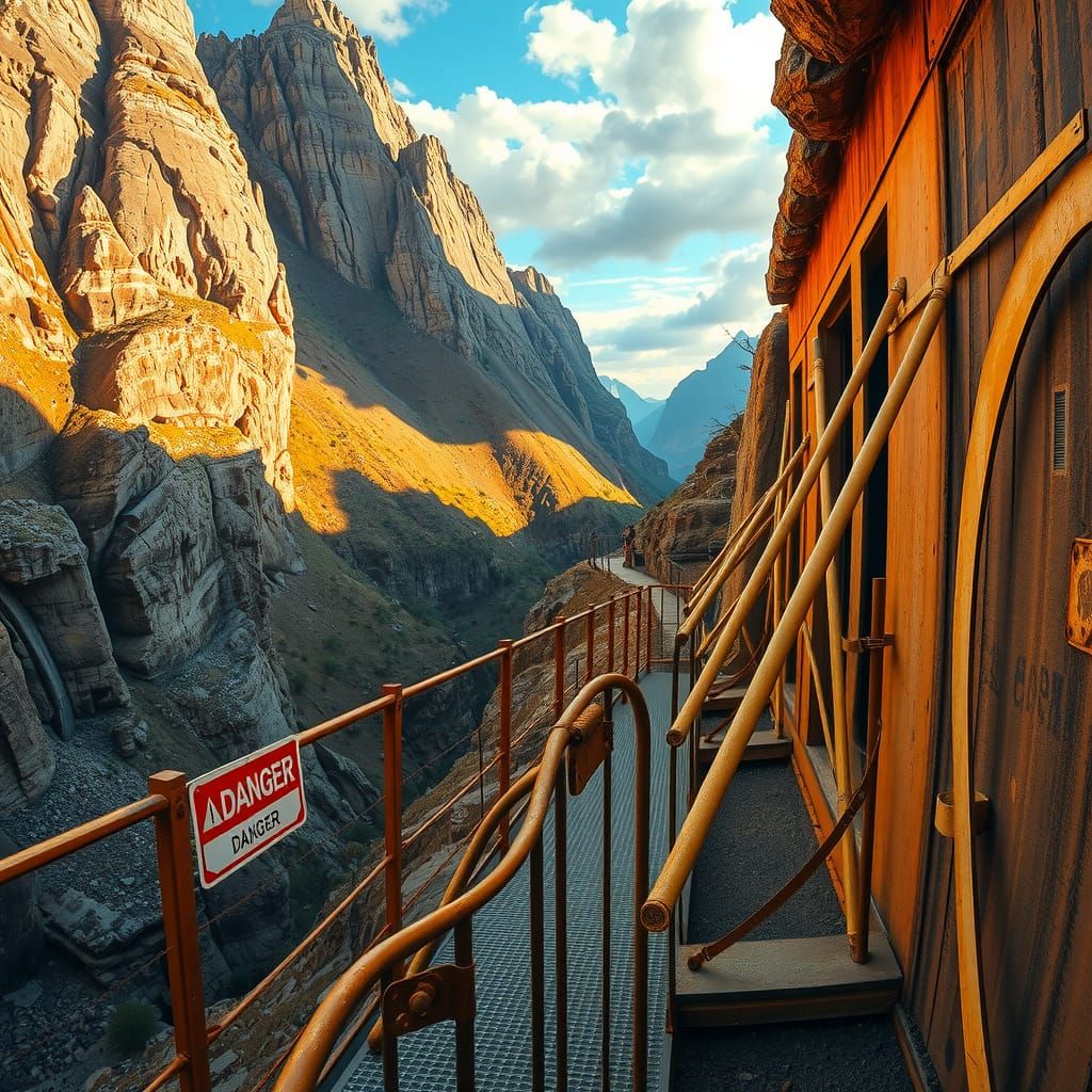 El Caminito del Rey: Dramatic Gorge Walkway in Romantic Styl...