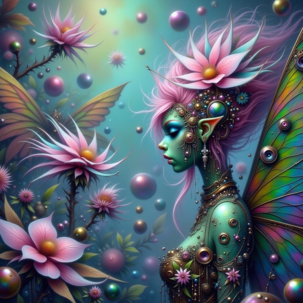 Surreal Alien Landscapes in Fairy Punk Style