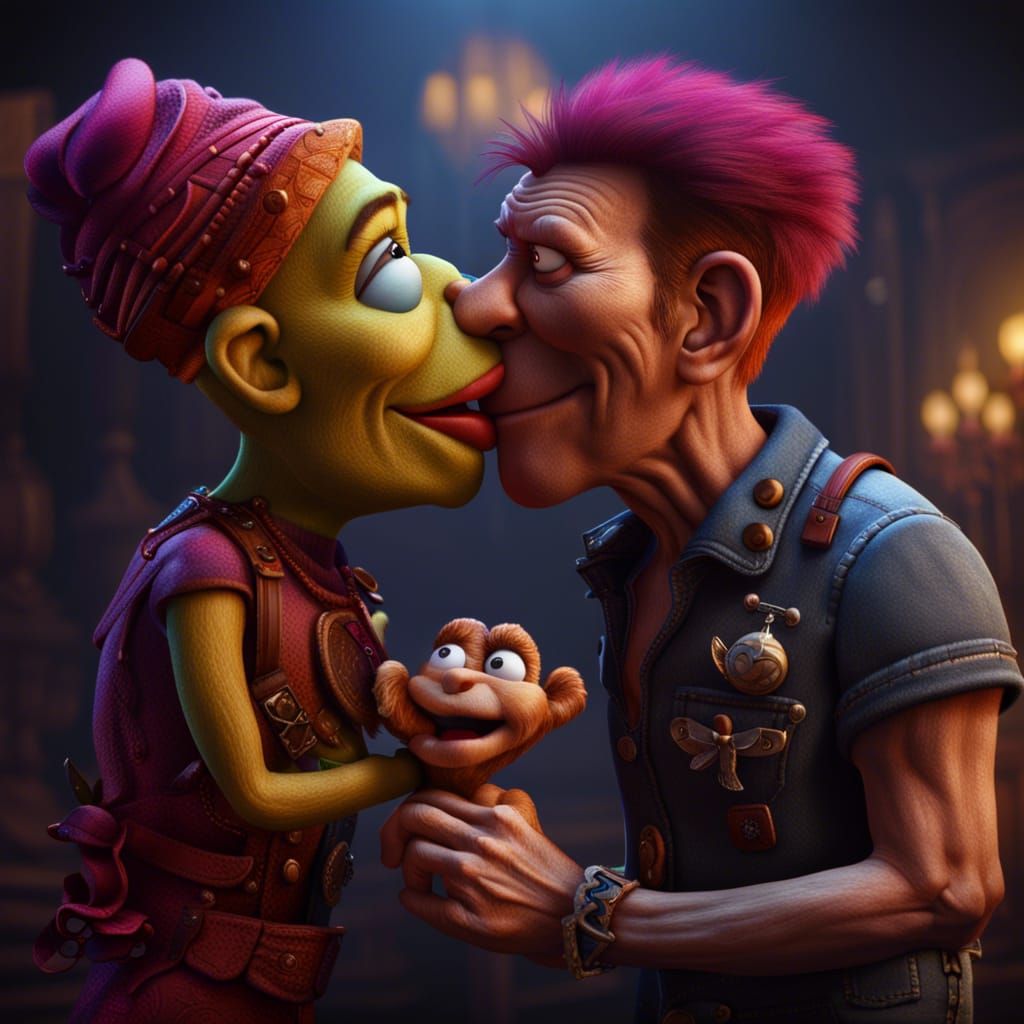 Jeff Dunham's Peanut Puppet Kiss: Fantasy Concept Art