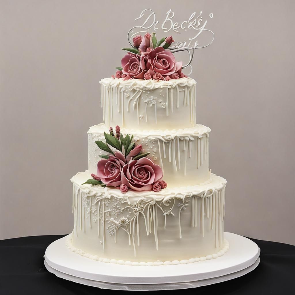 AI Generated Wedding Cake