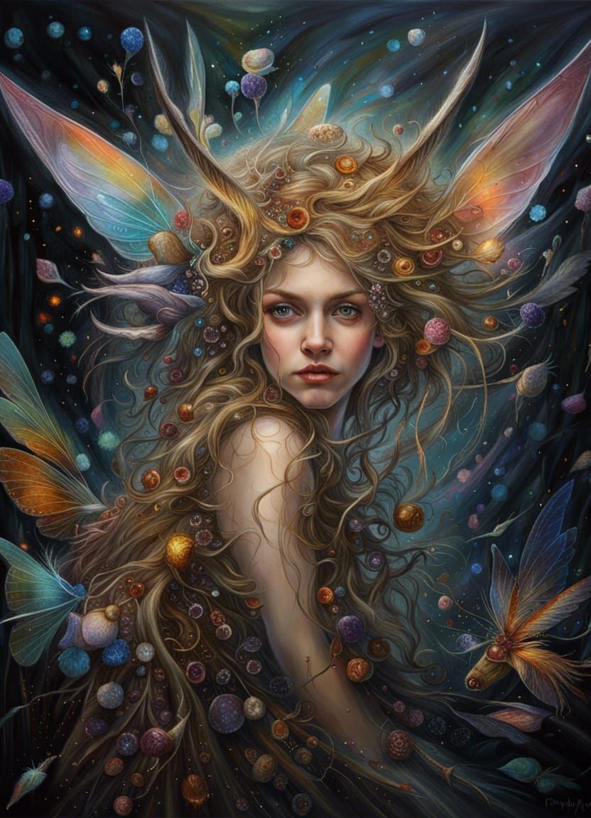 Epic Fairy in Hyperdetailed 3D Render