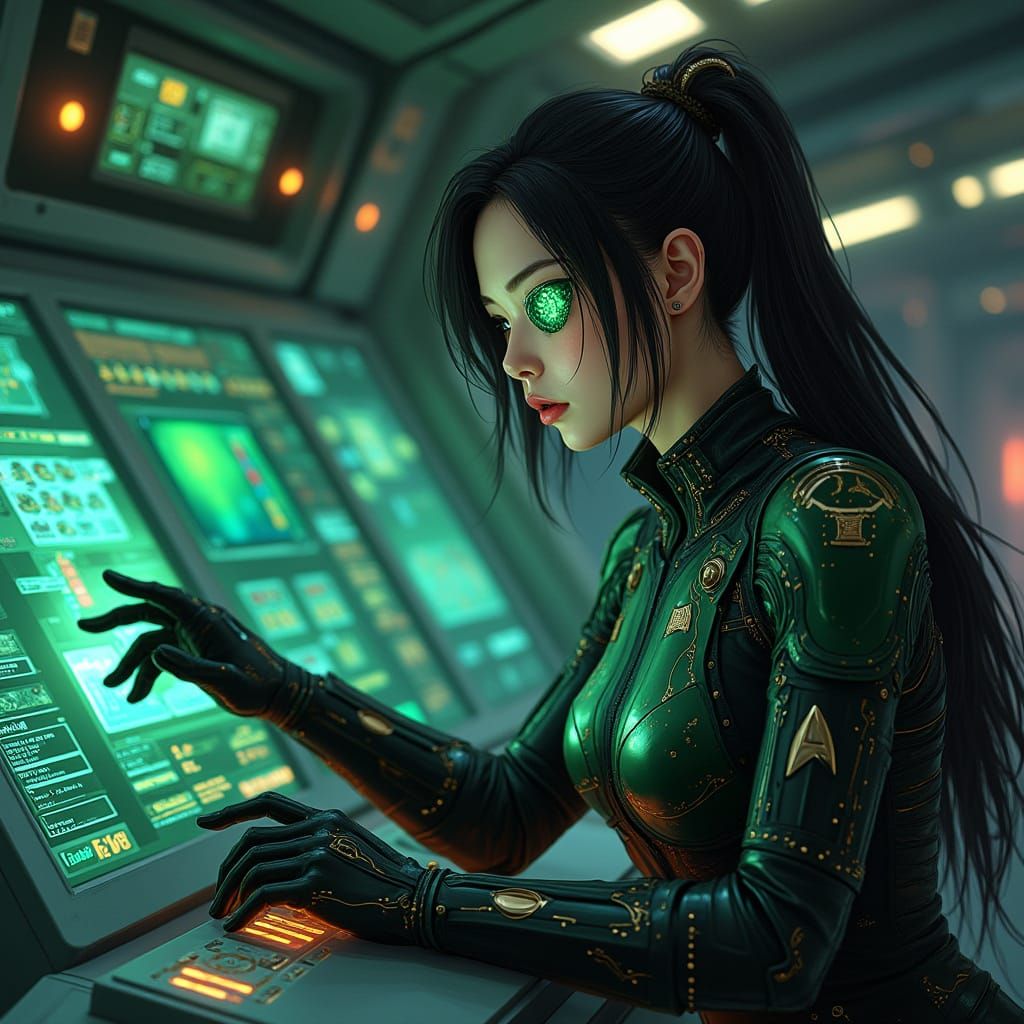 Mystical Borg Warrior Unleashes Anime-Style Power