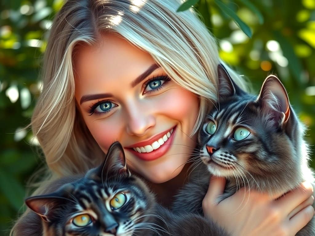 Hyper Detailed Portrait of a Stunning Woman with a Russian B...