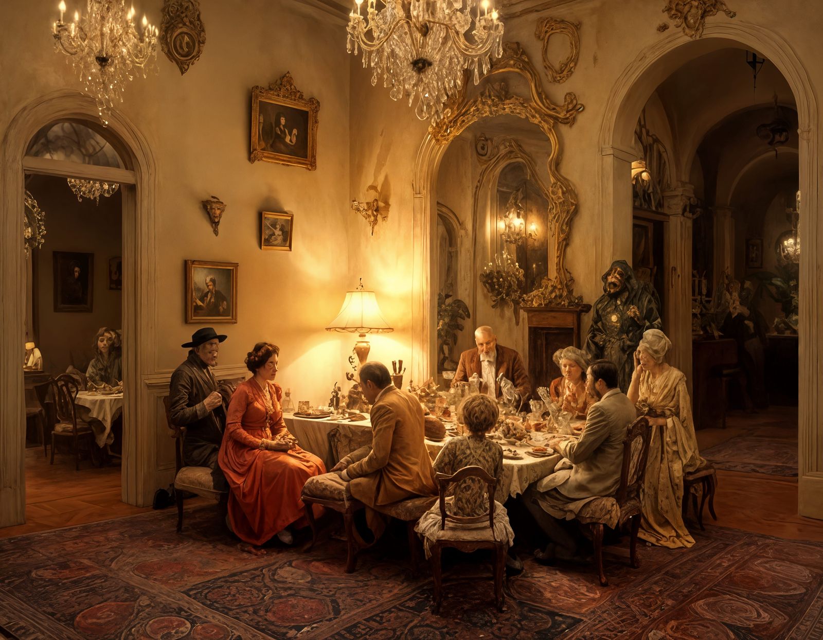 Dinner for the Adults: Children Eat Separately...