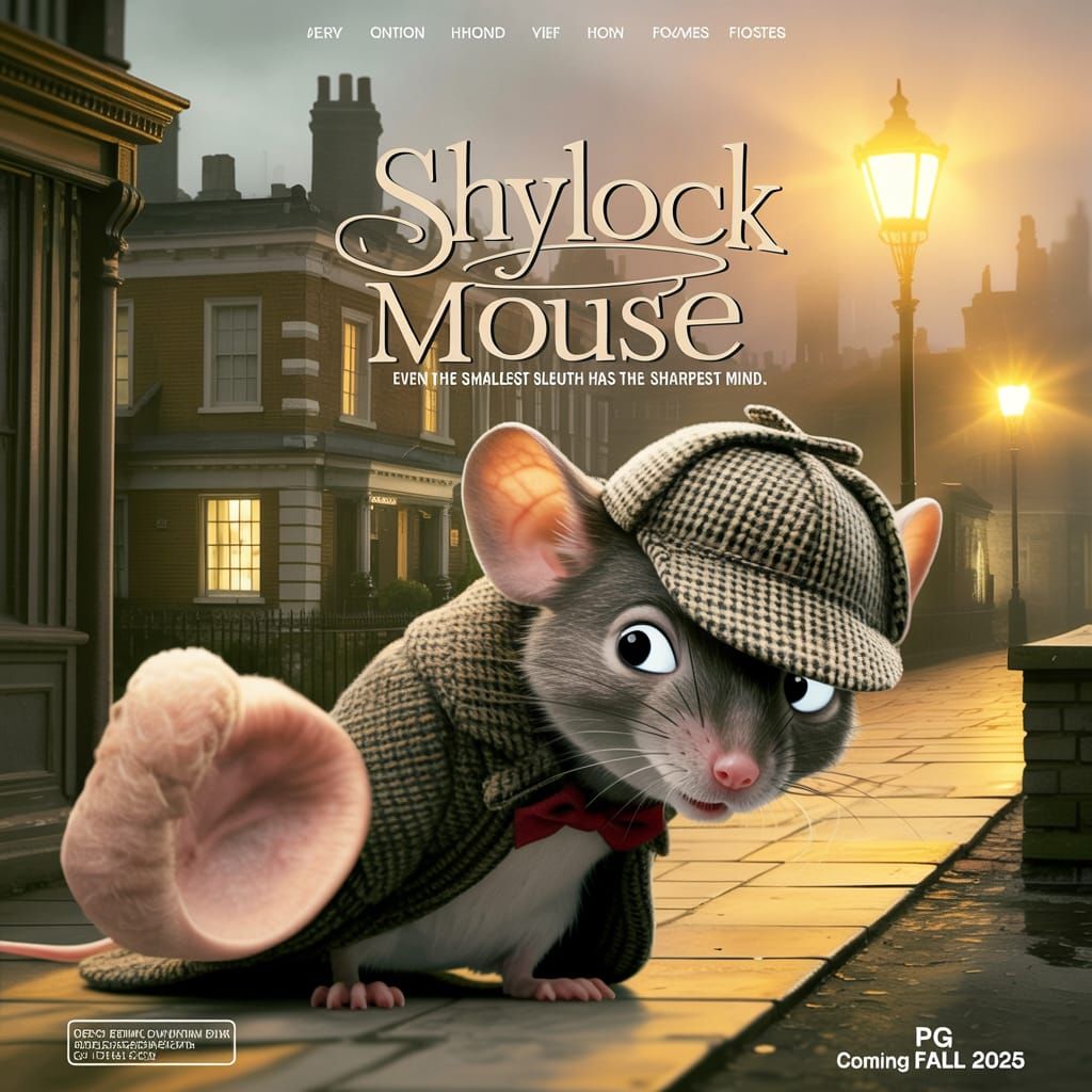 Shylock Mouse: A Detective Mystery Film Poster