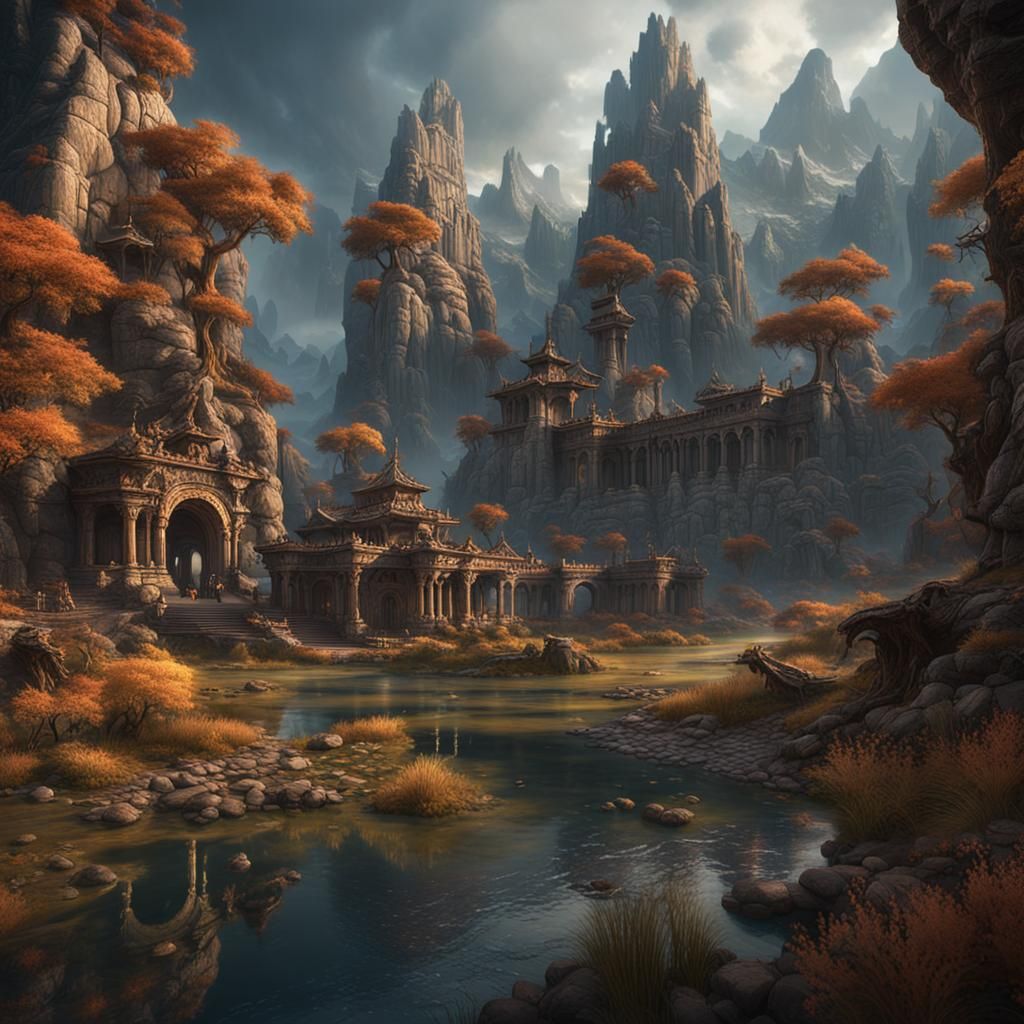 Ancient World Concept Art in Unreal Engine 5