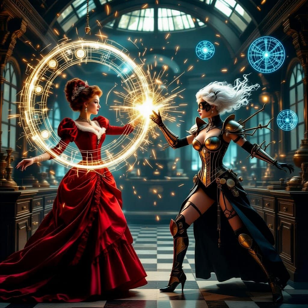 Victorian Steampunk Duel: Time Fractures in Brass Workshop