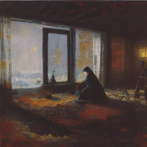 Dark Autumn Secrets: An Expressionist Vision