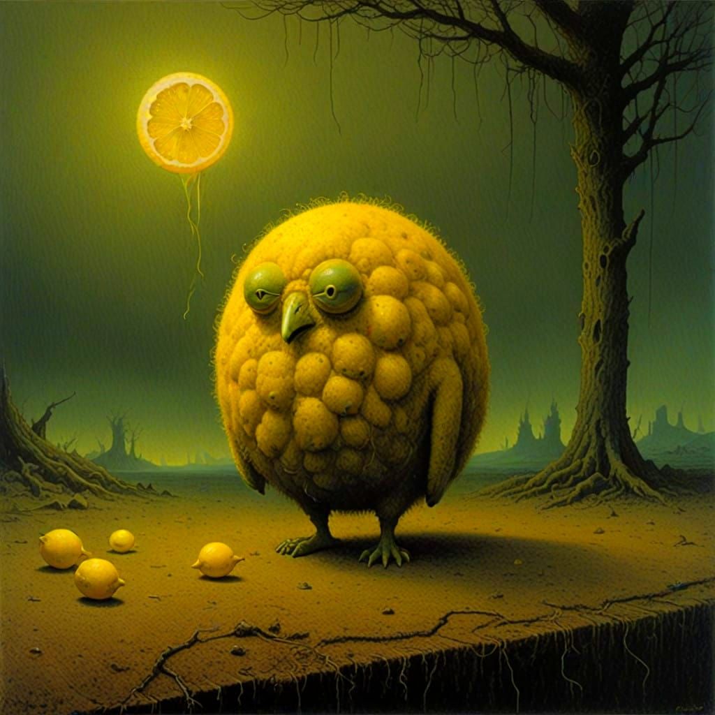 flightless lemon bird