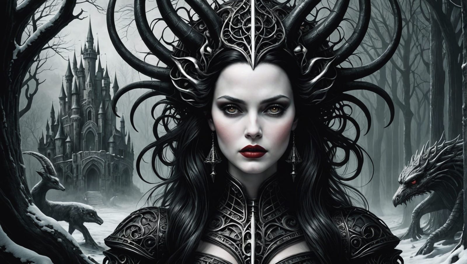 Snow White in Giger Style