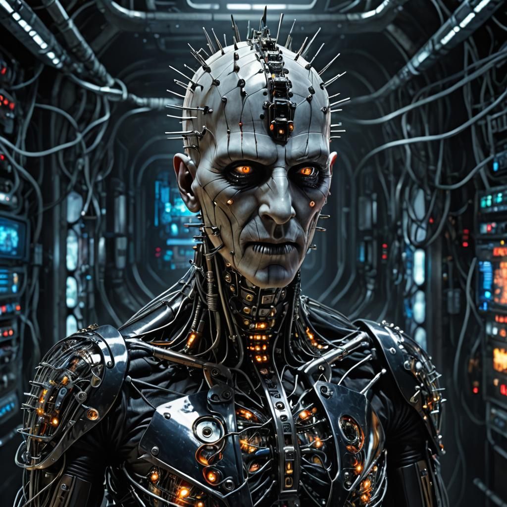 Cybernetic Pinhead: A Futuristic Vision