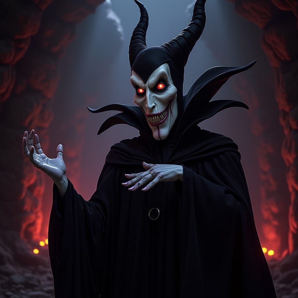 Sinister Disney Villain Transformed into a Terrifying Nightm...
