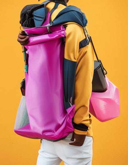 Borrible with Pink Tidybag: AI Generated Image