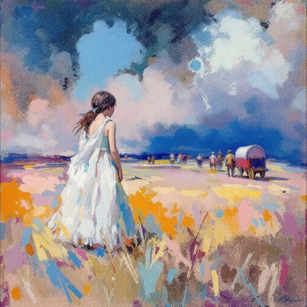 Fleeting Moment in Golden Light - American Indian Observes W...