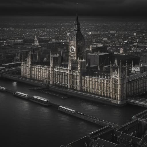 Hyperrealistic Houses of Parliament at 64 Megapixels