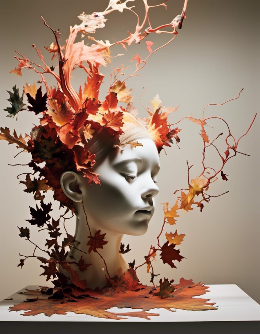 Cracked Porcelain Doll Emerges in Dramatic Lighting