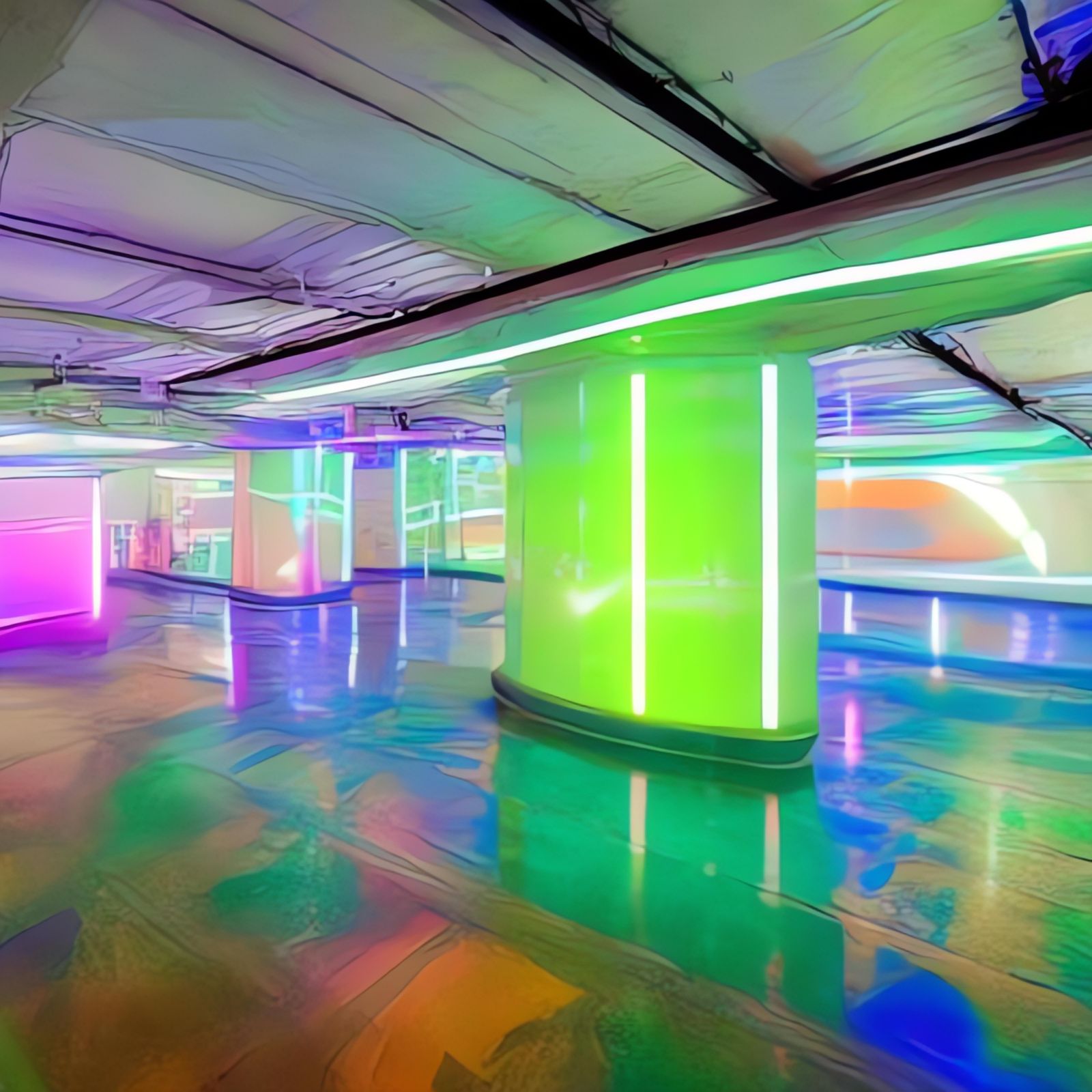 Frutiger Aero Dreamscape: Luminescent Chrome Elements