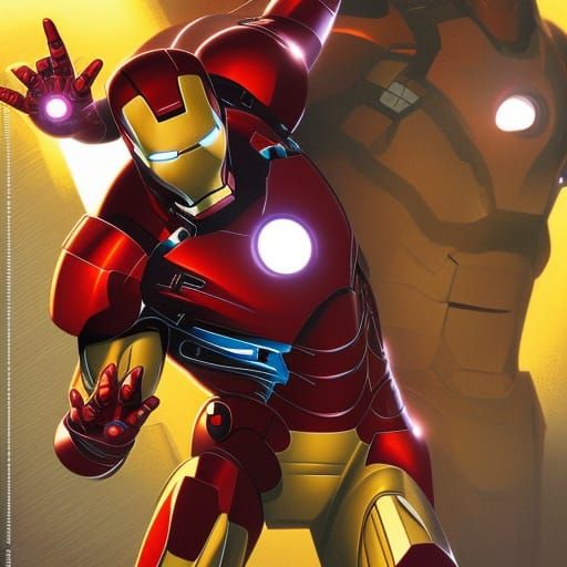 Iron Man Comic Book Art
