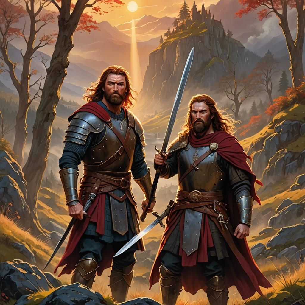 William Wallace Trading Card Art in Highlands