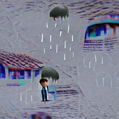 AI Generated Image from a Blank Prompt