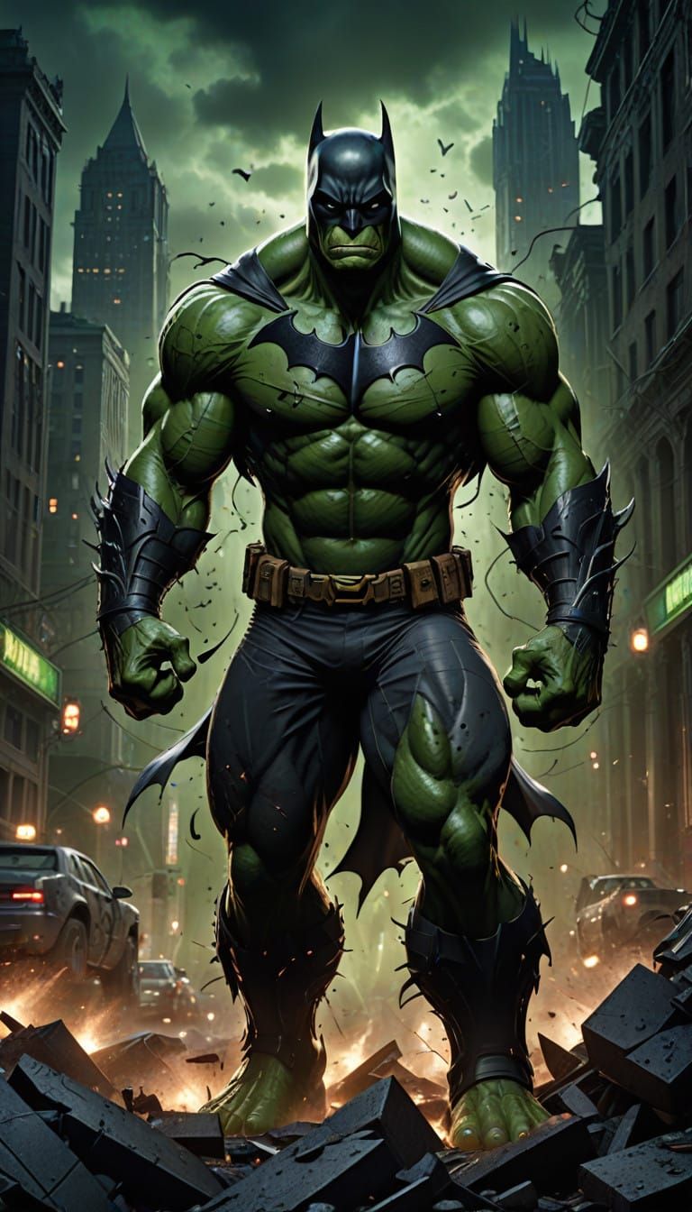 Monstrous Dark Knight Hybrid Smashes Gotham