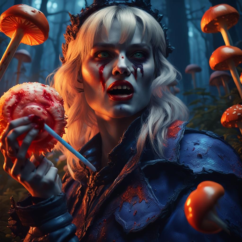 Vampire as Juliet Starling in Mystical Forest