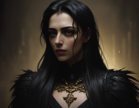 Nihilistic Ore Portrait in El Greco Style