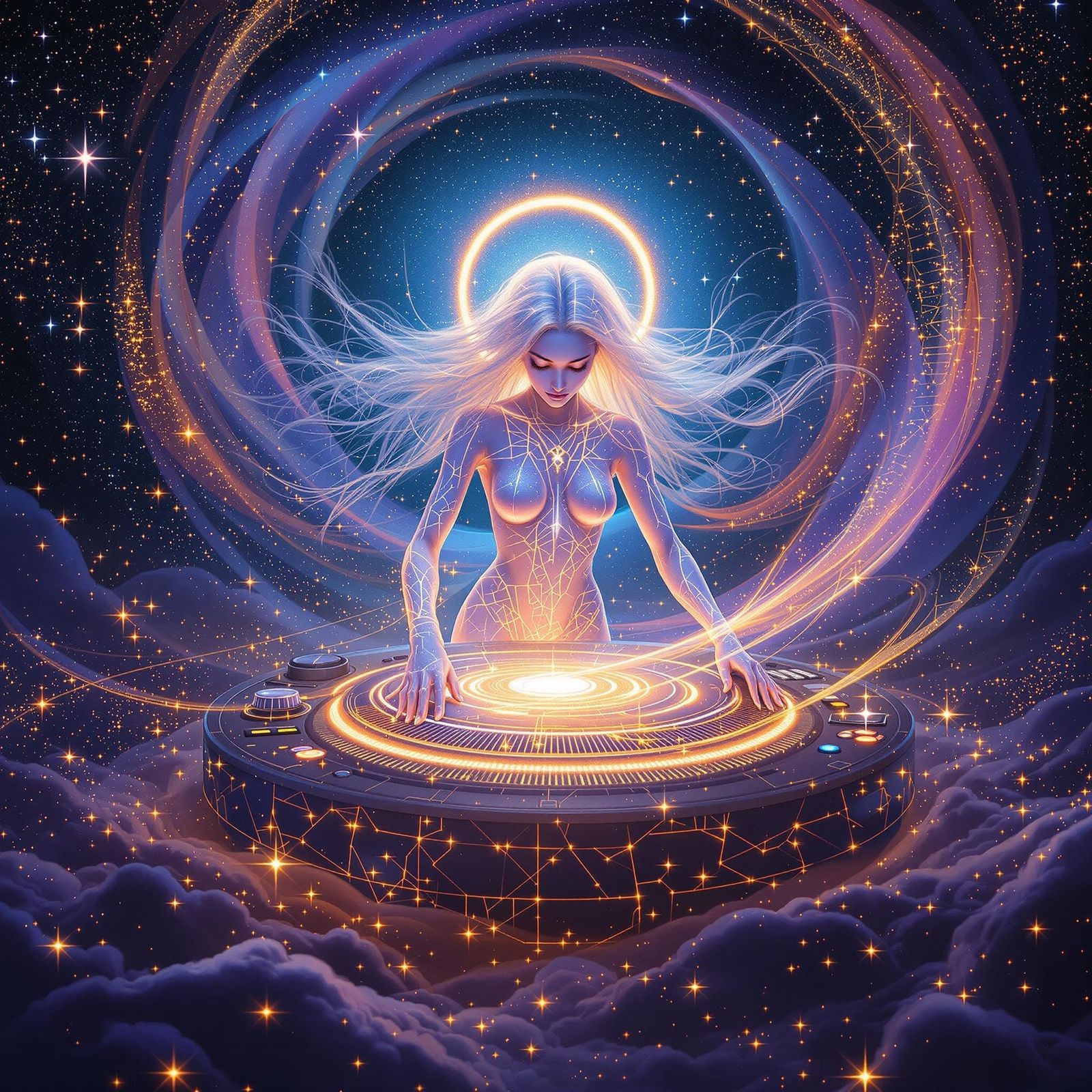 Celestial DJ Spins Cosmic Music in Stardust