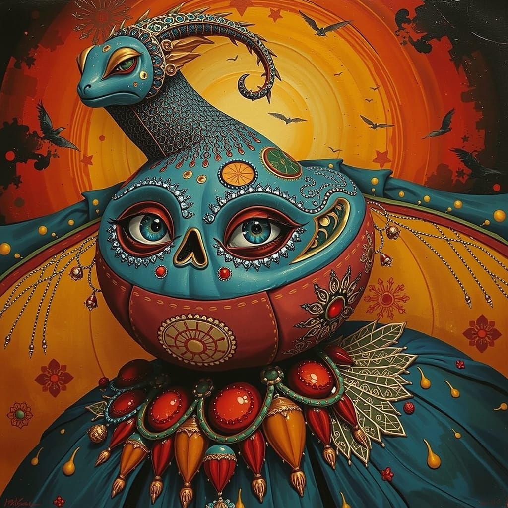 Maximalist Opulence With Triadic Color Brilliance