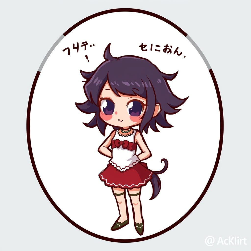 Manga Character in Cinematic Film Still