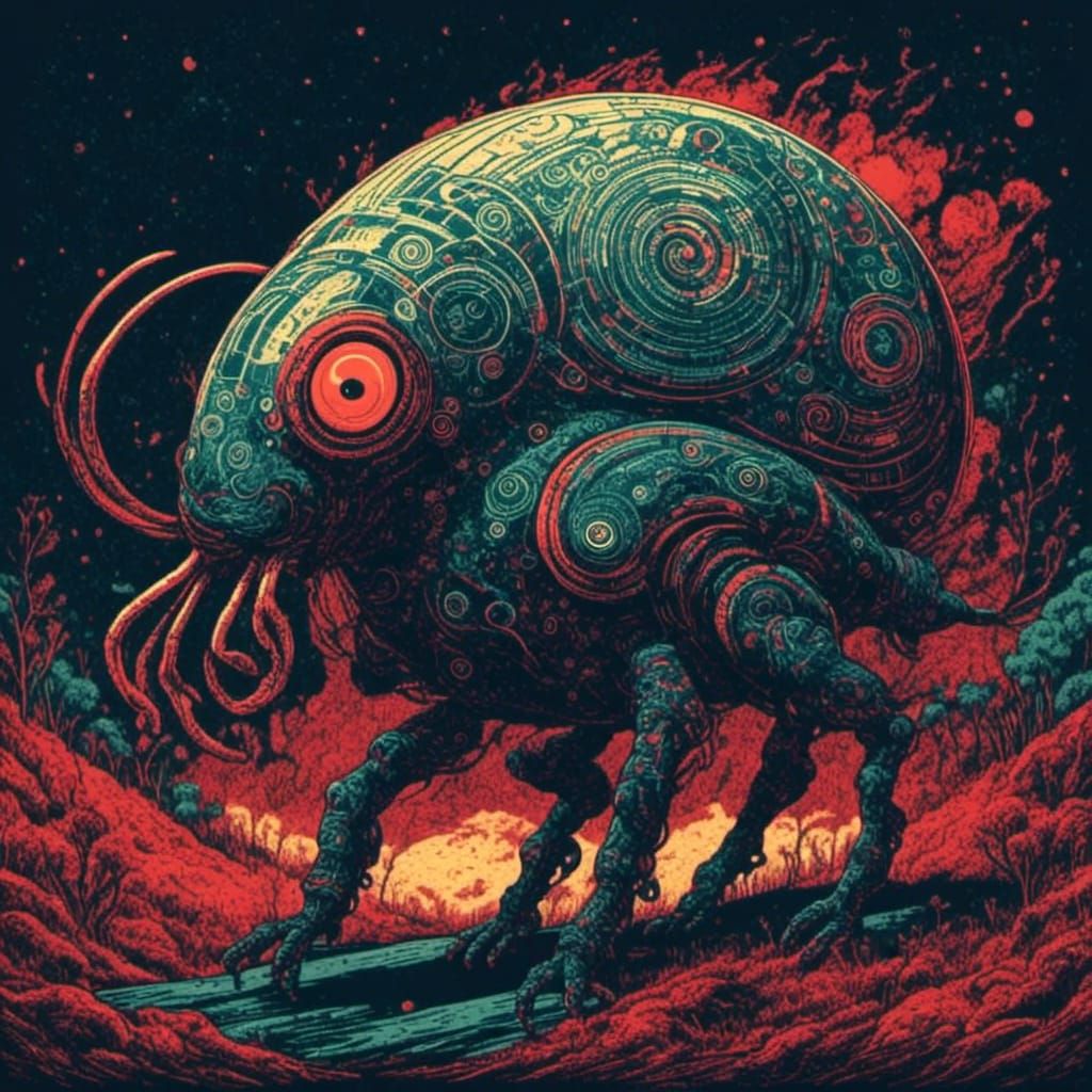 Mecha Cicada Fusion in Graal Style