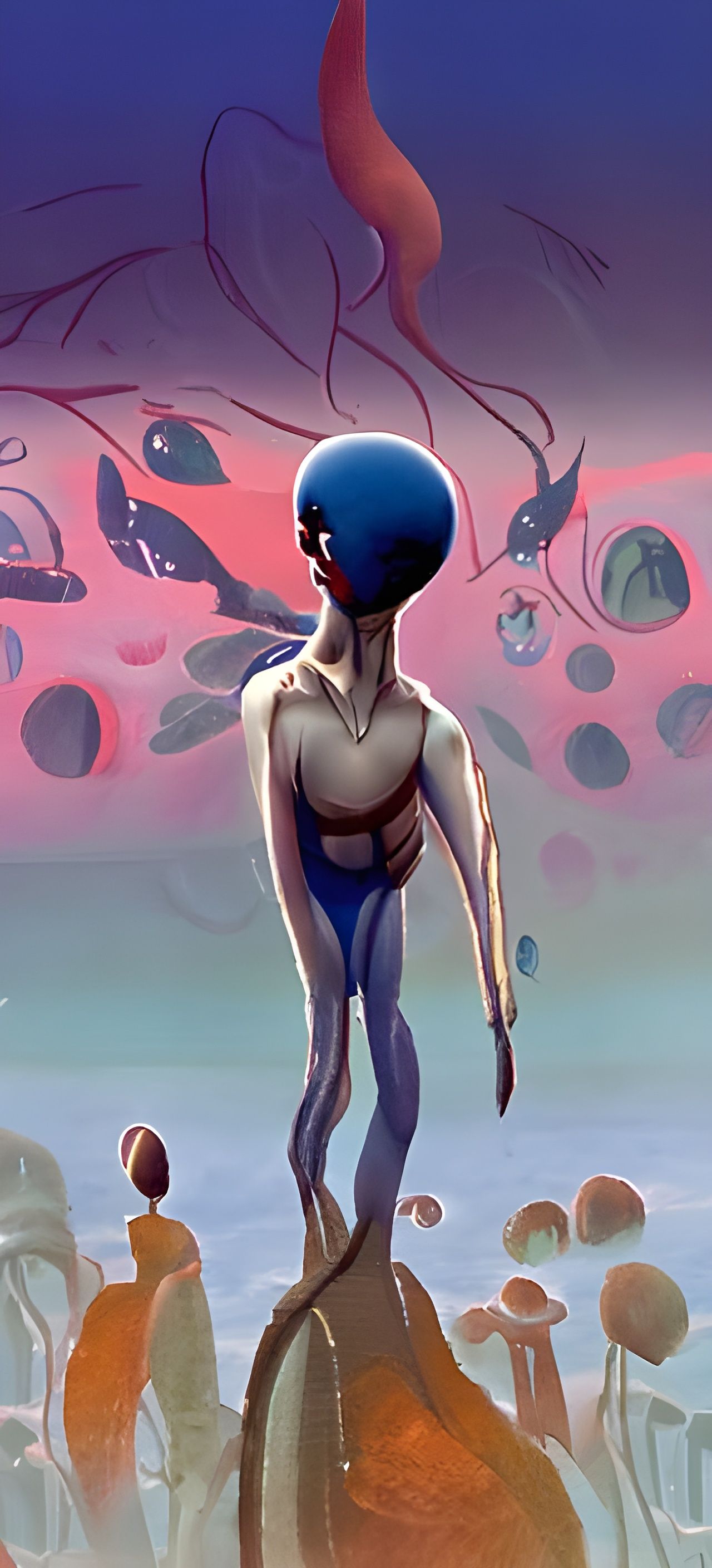 Fantastic Planet Inspired Alien Concept Art