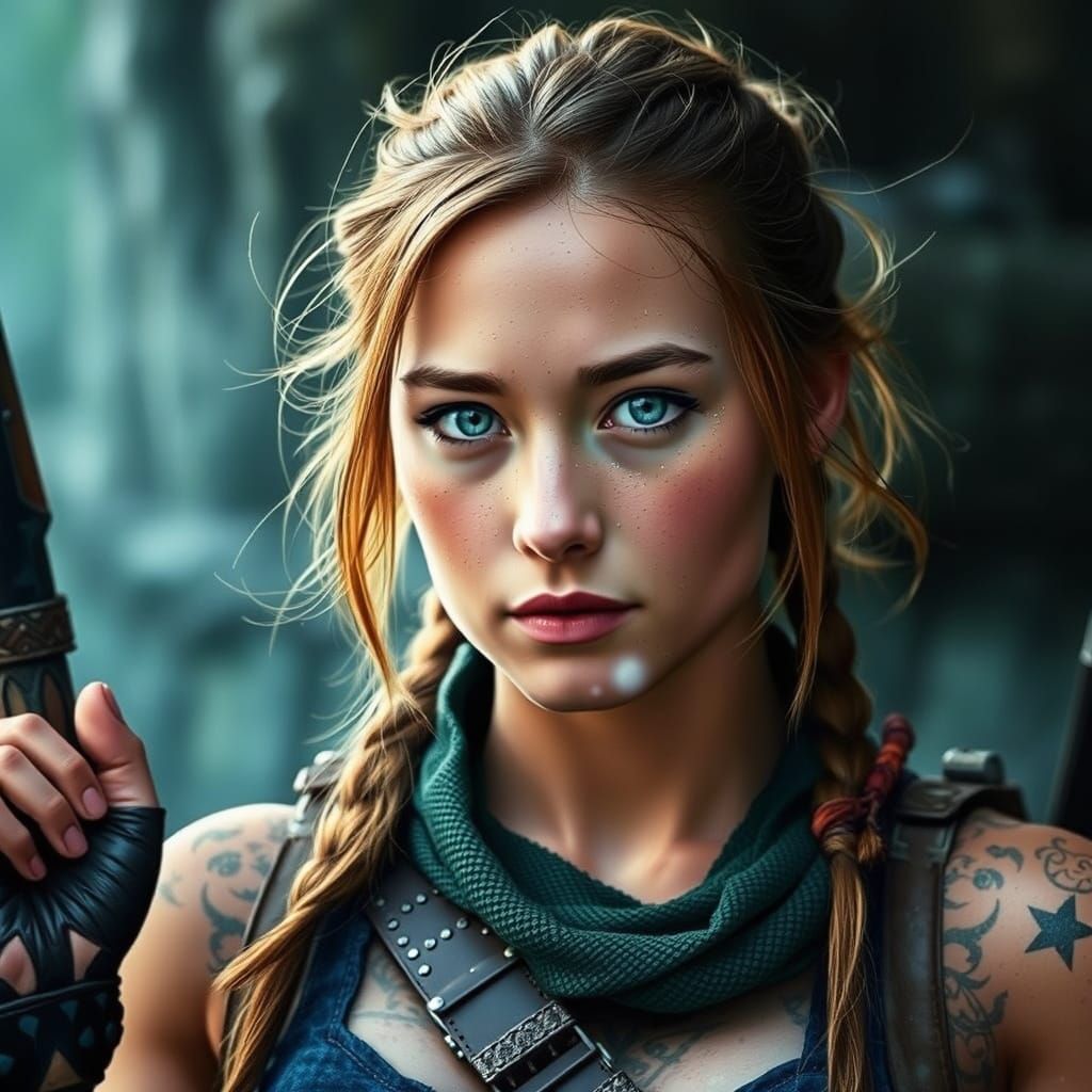 Sophie Turner as Lara Croft in Tomb Raider